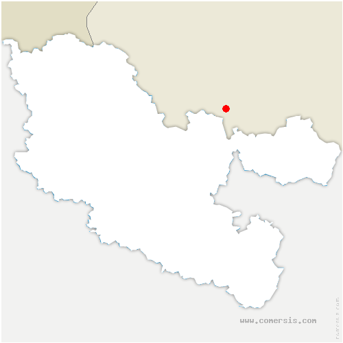carte de localisation d'Étain