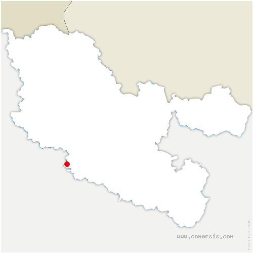 carte de localisation de Fossieux