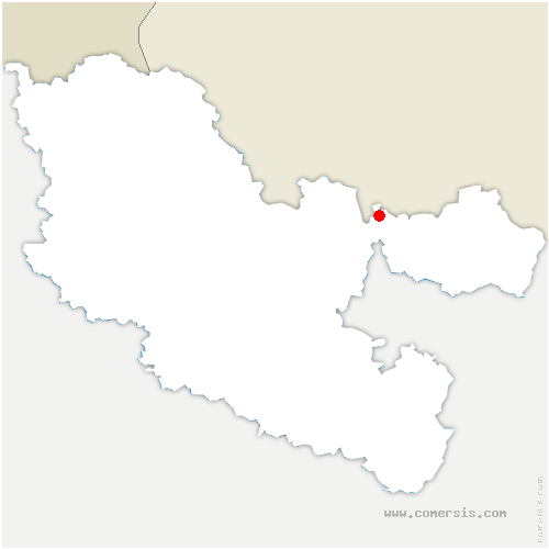 carte de localisation de Frauenberg