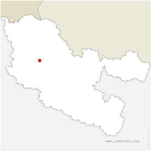 carte de localisation de Glatigny
