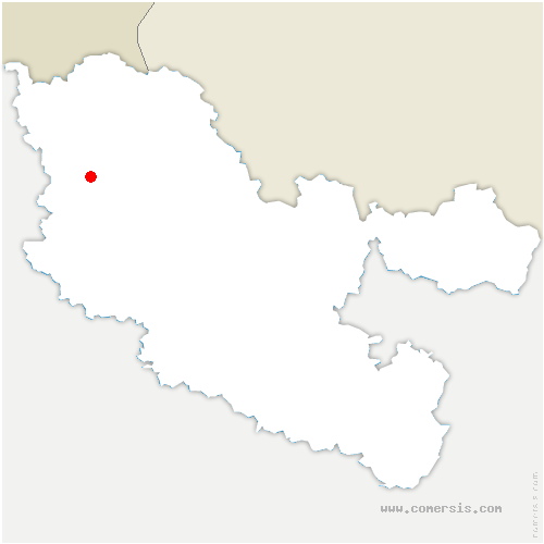 carte de localisation de Gœrlingen
