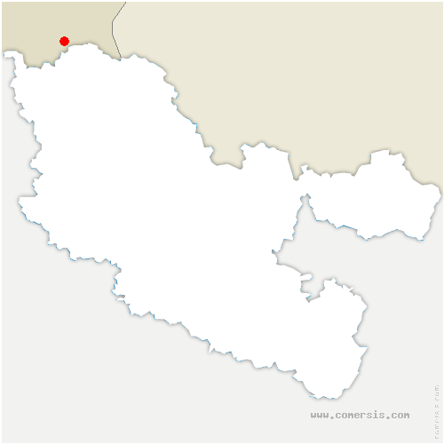 carte de localisation de Herbitzheim