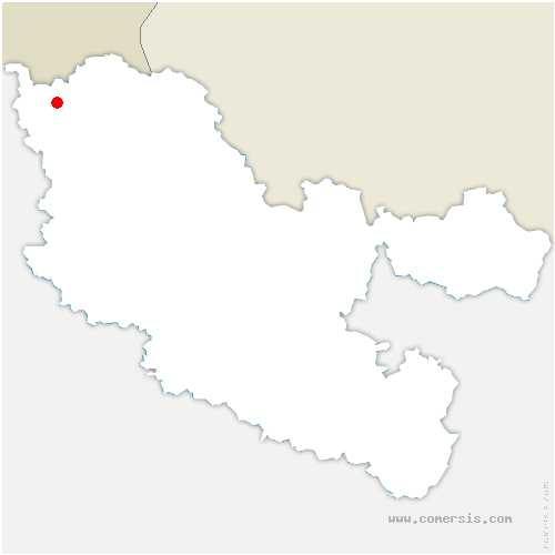 carte de localisation de Hinsingen