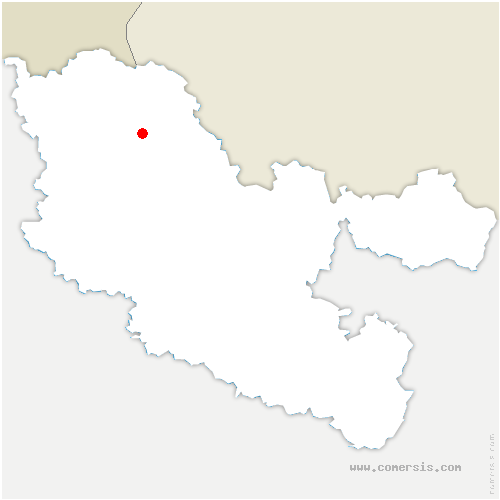 carte de localisation de Hombourg-Budange