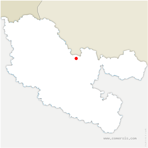 carte de localisation de Hombourg-Haut