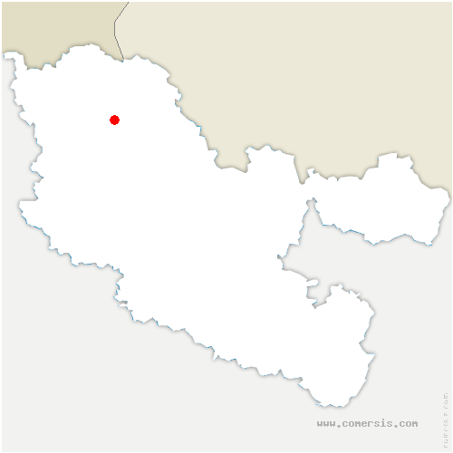 carte de localisation de Kédange-sur-Canner