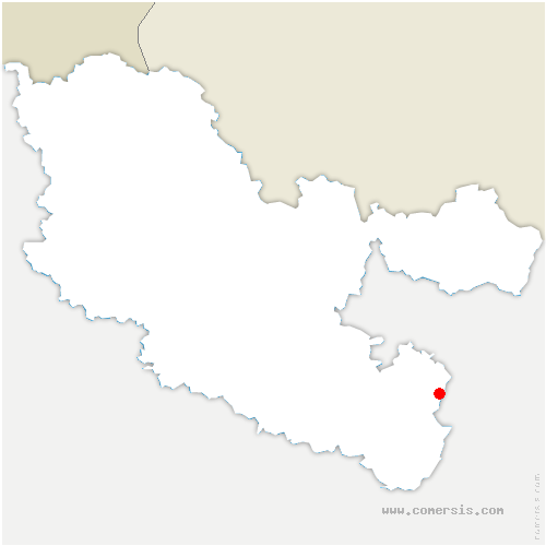 carte de localisation de Leintrey