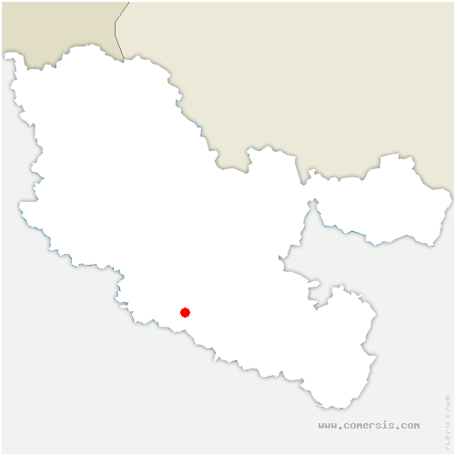 carte de localisation de Moyenvic
