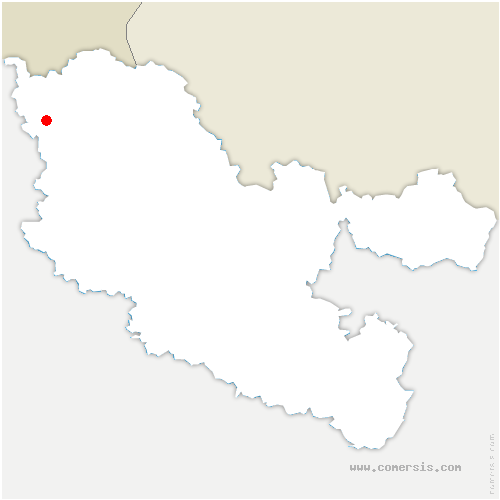 carte de localisation de Nilvange