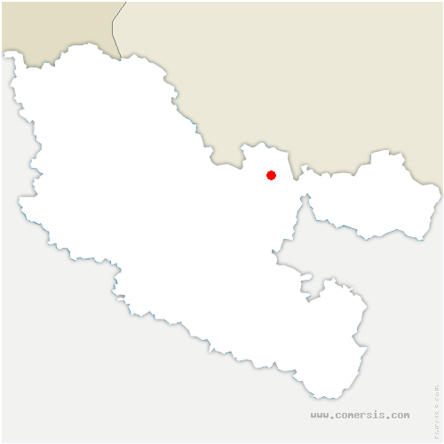 carte de localisation de Nousseviller-Saint-Nabor