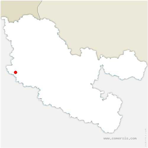carte de localisation de Novéant-sur-Moselle