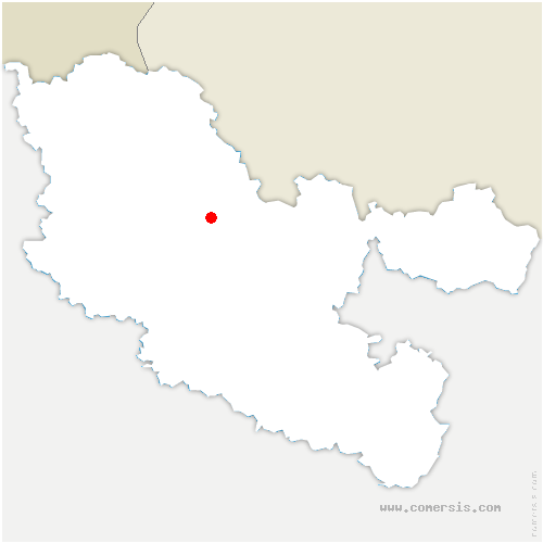 carte de localisation de Obervisse
