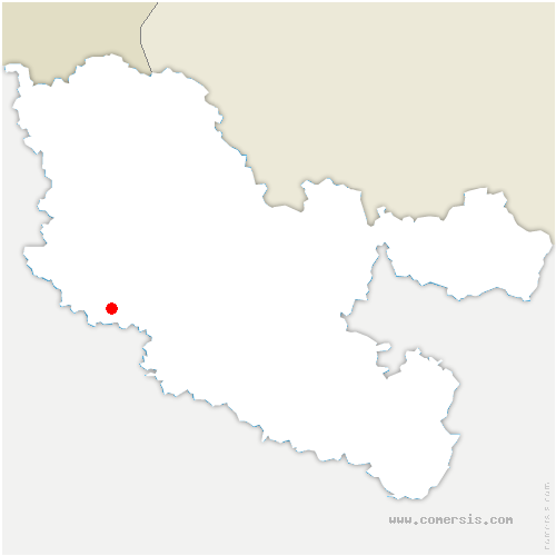 carte de localisation de Pagny-lès-Goin