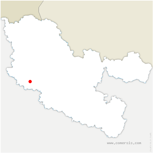 carte de localisation de Pommérieux