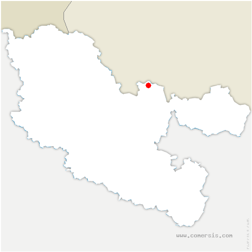 carte de localisation de Schœneck