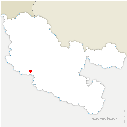 carte de localisation de Solgne