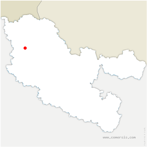 carte de localisation de Talange