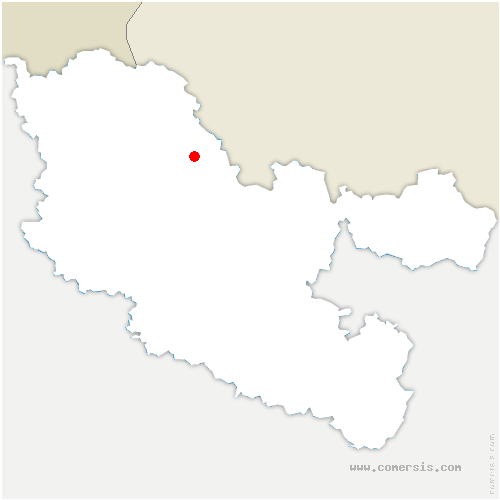 carte de localisation de Téterchen