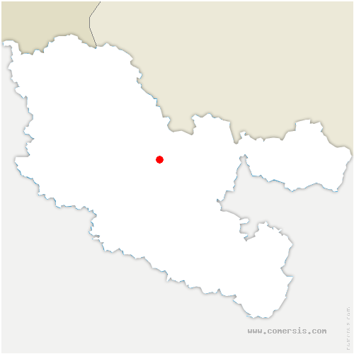 carte de localisation de Teting-sur-Nied