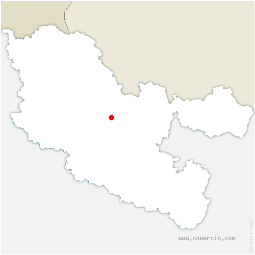 carte de localisation de Tritteling-Redlach