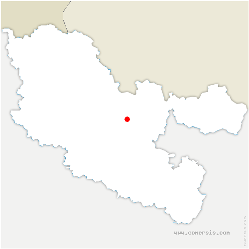 carte de localisation de Vahl-Ebersing