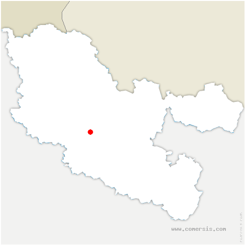 carte de localisation de Vatimont