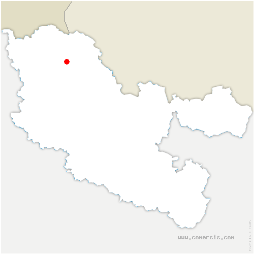 carte de localisation de Veckring
