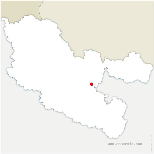 carte de localisation de Vittersbourg