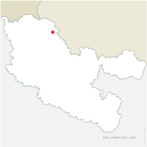 carte de localisation de Waldweistroff