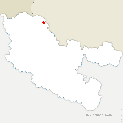 carte de localisation de Waldwisse
