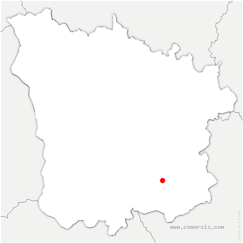 carte de localisation d'Annay-la-Côte