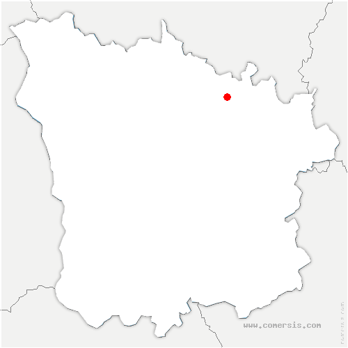 carte de localisation de Anthien