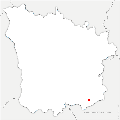 carte de localisation d'Avallon