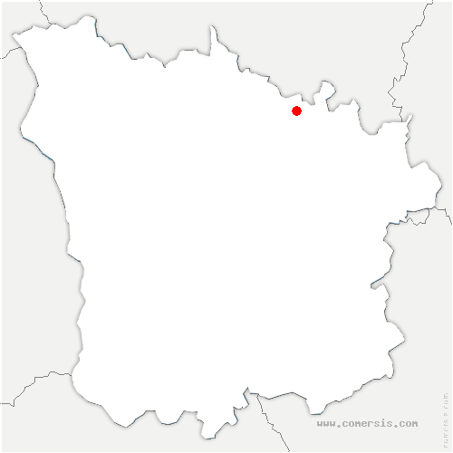 carte de localisation de Bazoches