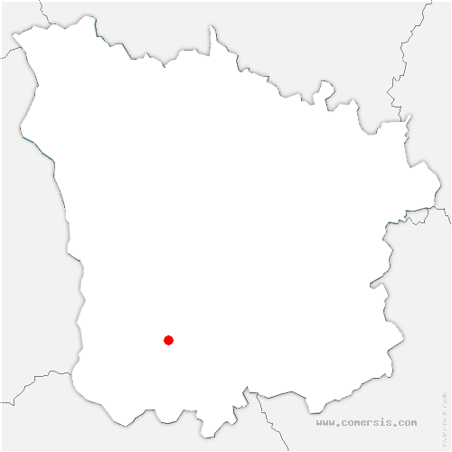 carte de localisation de Béard