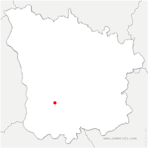 carte de localisation de Beaumont-Sardolles