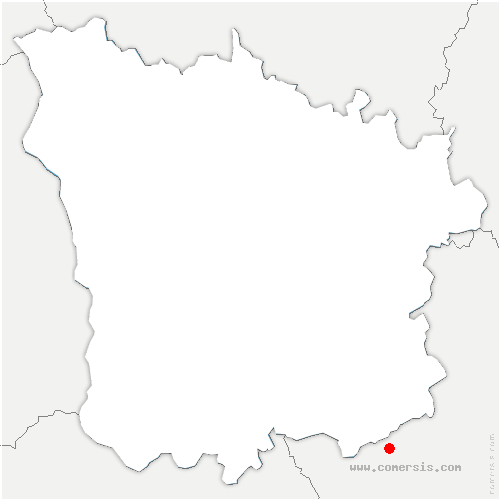 carte de localisation de Beauvilliers