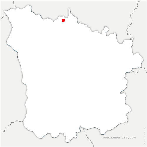 carte de localisation de Billy-sur-Oisy