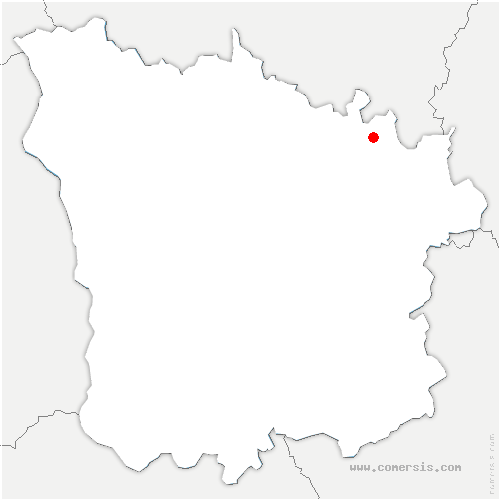 carte de localisation de Chalaux