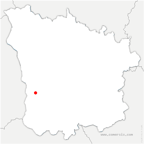 carte de localisation de Challuy