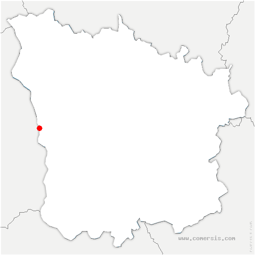 carte de localisation de Chalmoux