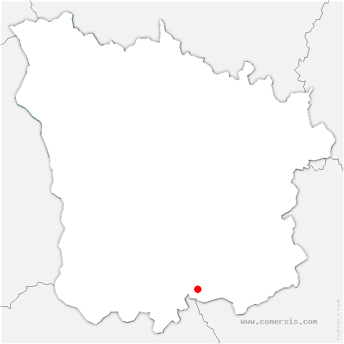 carte de localisation de Chamoux