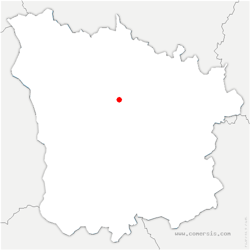 carte de localisation de Champallement