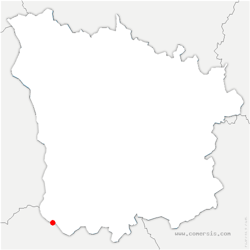 carte de localisation de Chantenay-Saint-Imbert