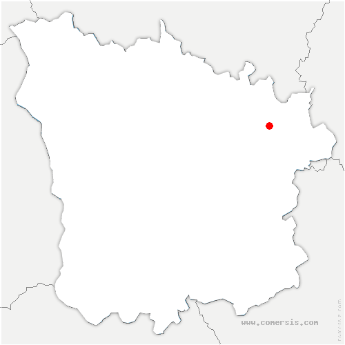 carte de localisation de la Chapelle-Montlinard