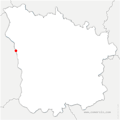 carte de localisation de Charité-sur-Loire
