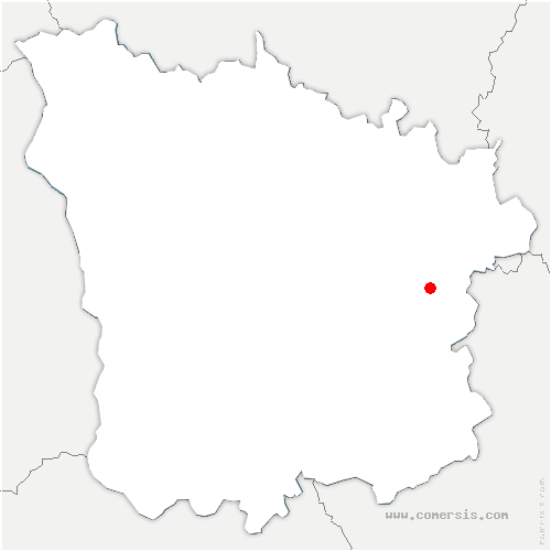 carte de localisation de Château-Chinon (Campagne)