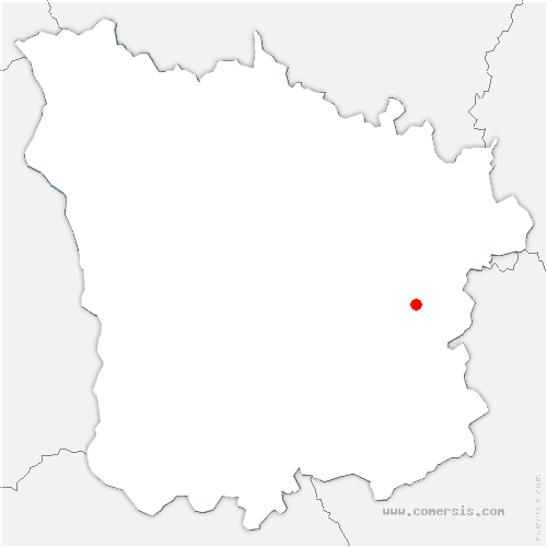 carte de localisation de Château-Chinon (Ville)