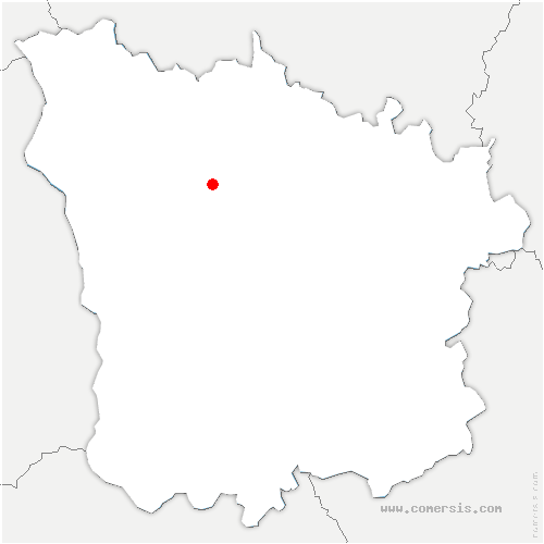 carte de localisation de Chazeuil