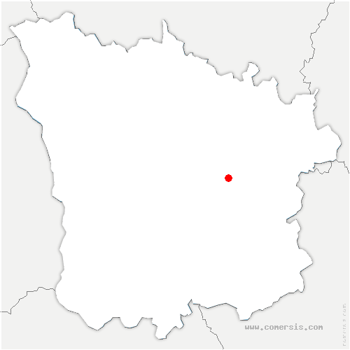 carte de localisation de Chougny